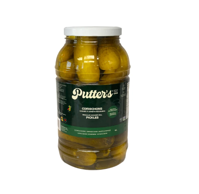 Putter's Kosher Dill Pickles 4 L