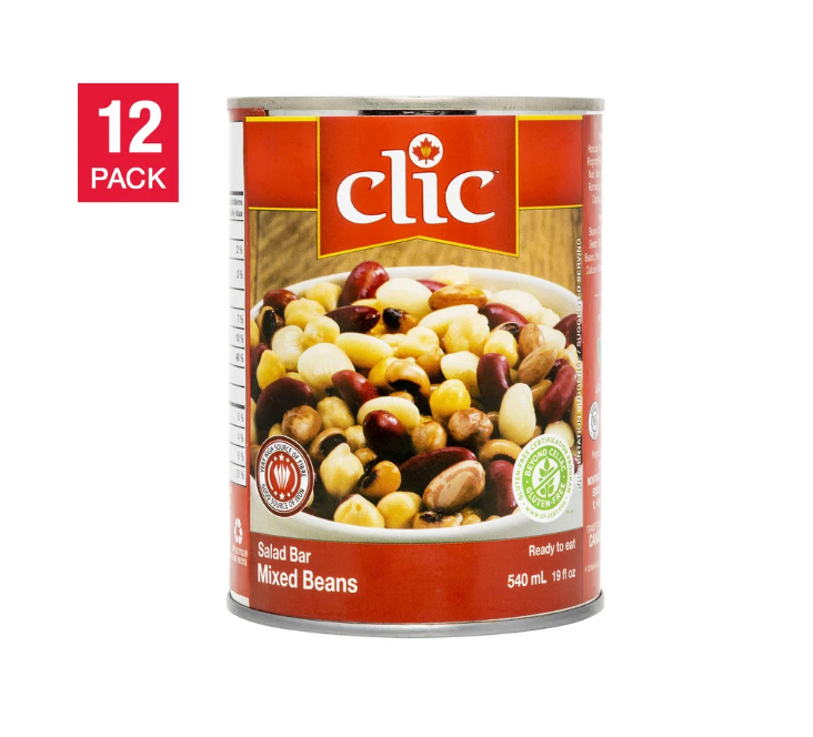 Clic Salad Bar Mixed Beans 12x540 ml