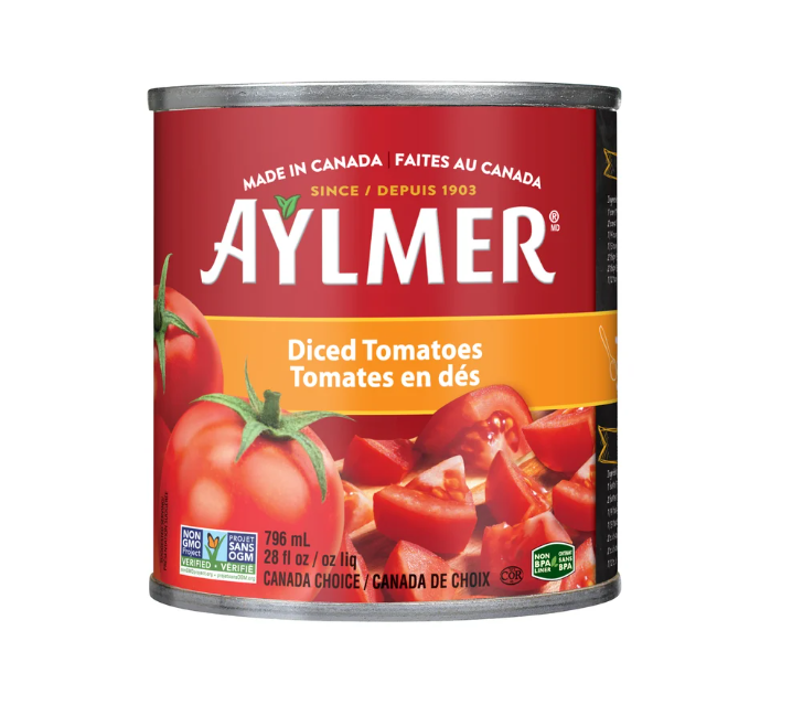 Aylmer Diced Tomatoes 8x796 ml
