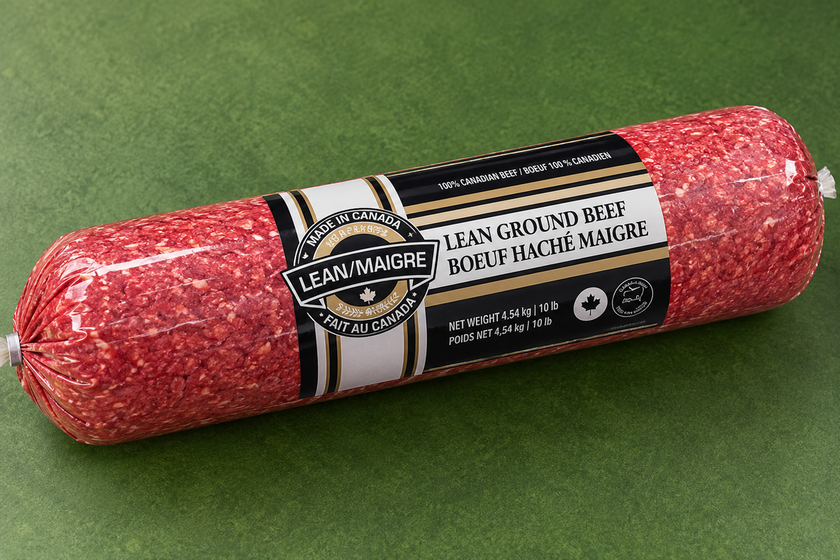 Lean Ground Beef 10 lb Tube