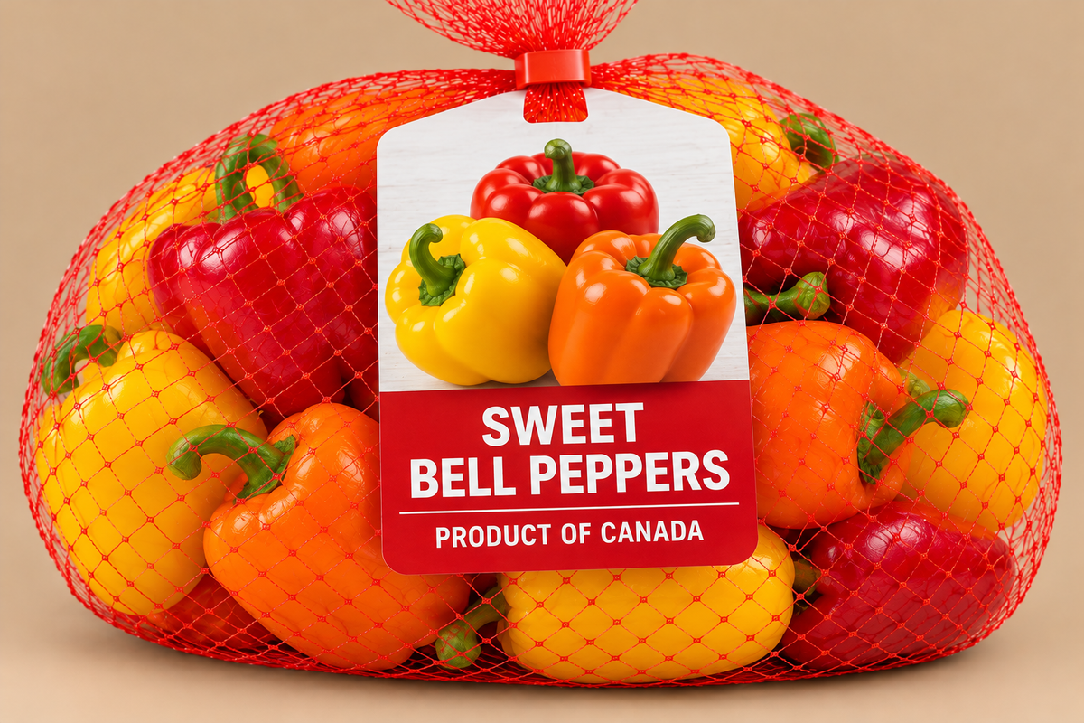 Sweet Bell Peppers, Product of Canada : Pack of 6
