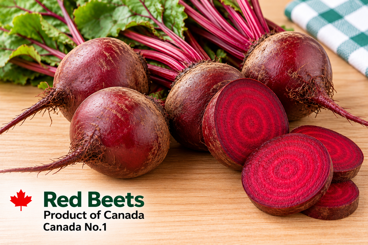 Red Beets- Product of Canada, Canada No.1, 4.54 Kg/ 10 lb