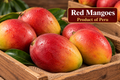 Red Mangoes- Product Of Peru  4 Kg/ 8.8 lb