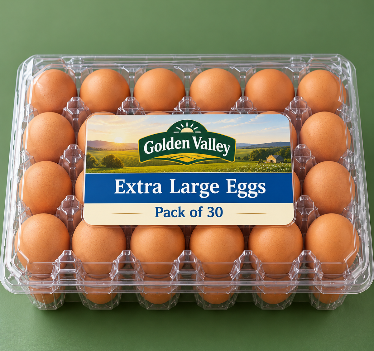 Golden Valley Extra Large Eggs -Pack of 30