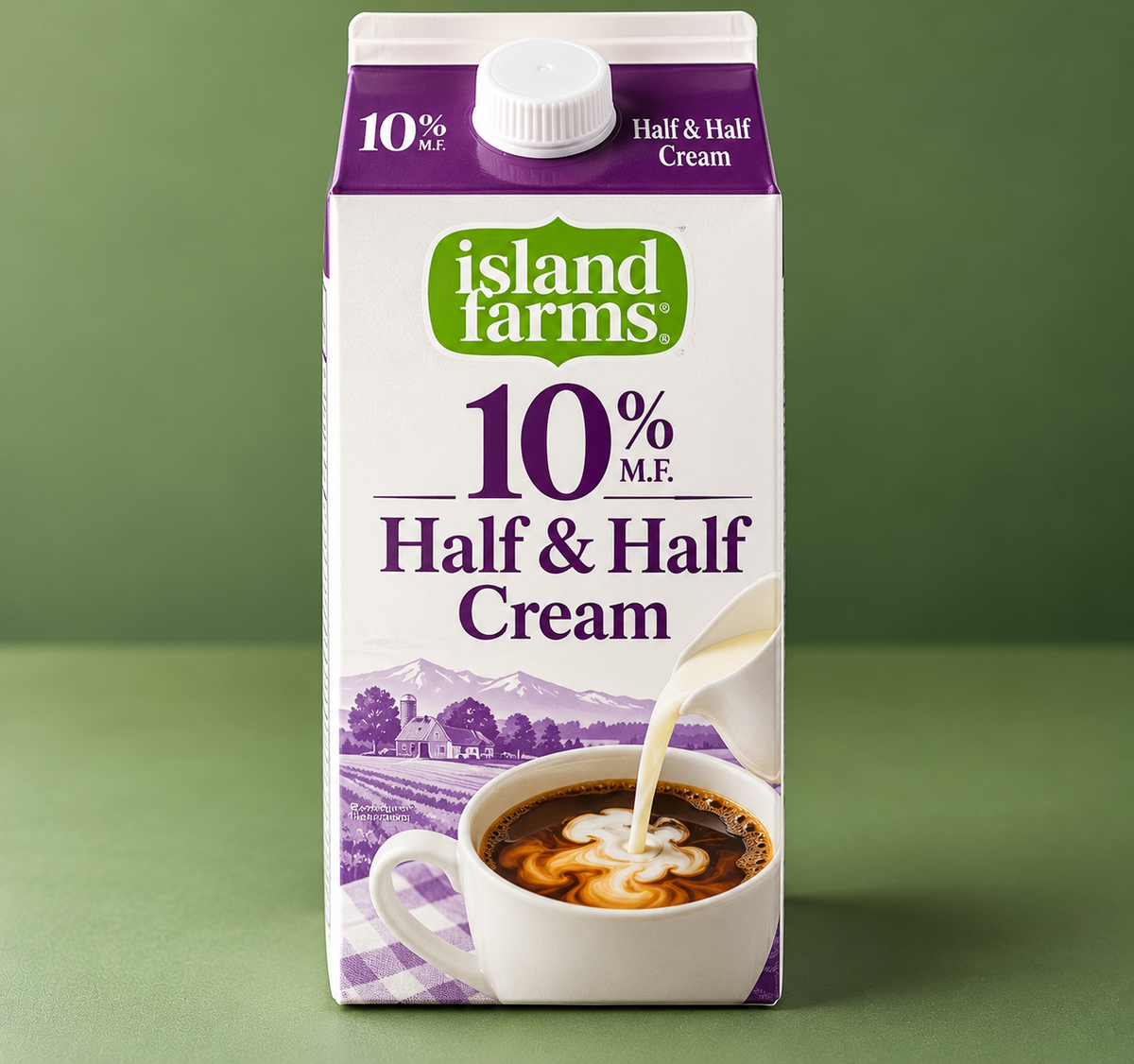 Island Farms 10% Half & Half Cream 1 L