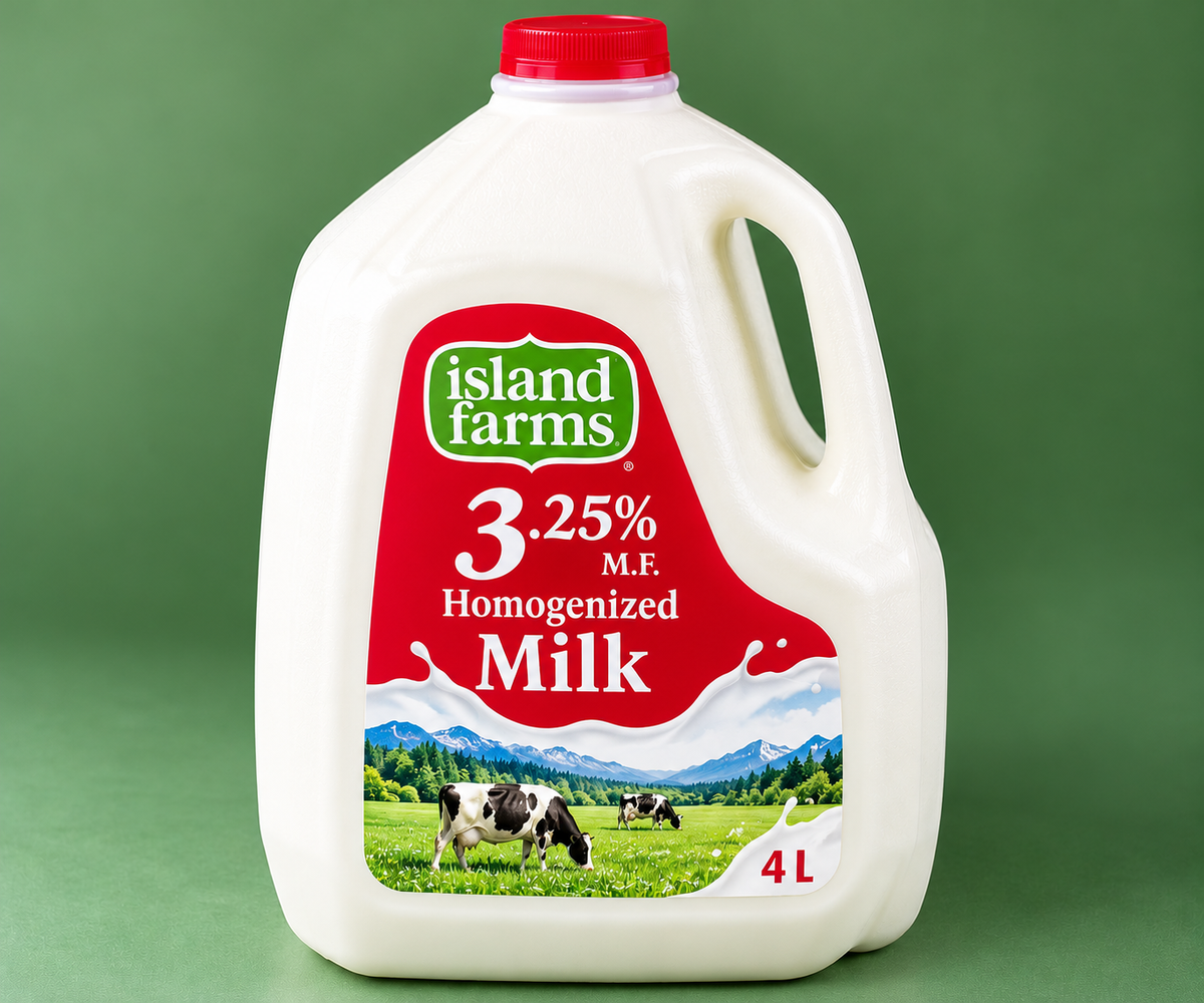 Island Farms 3.25% Homogenized Milk  4L