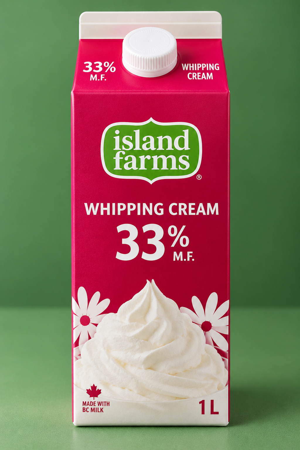 Island Farms 33% Whipping Cream 1 L