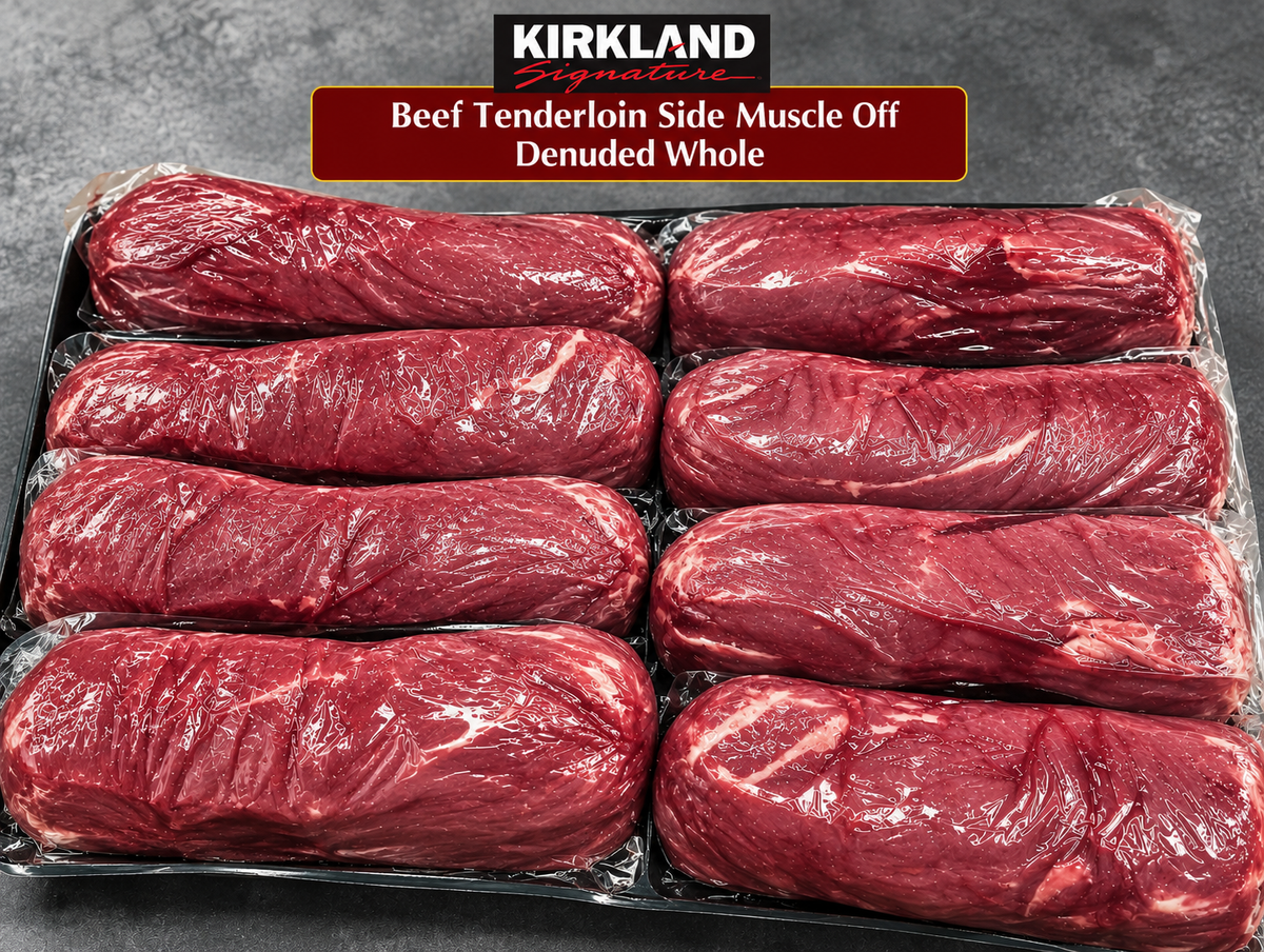 KIRKLAND SIGNATURE Beef Tenderloin Side Muscle Off Denuded Whole 3.11 Kg