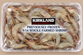 KIRKLAND SIGNATURE Previously Frozen 9/14 Whole Farmed Shrimp