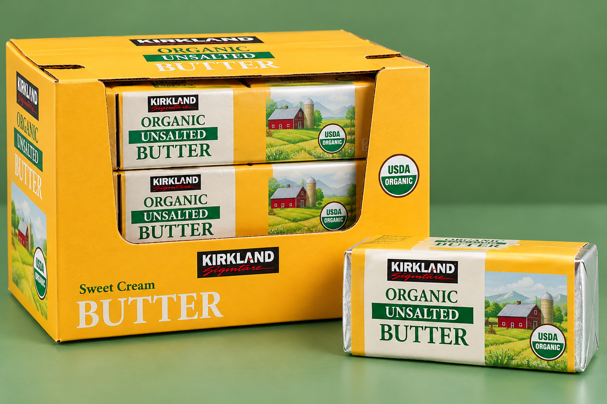 Kirkland Signature Organic Unsalted Butter 454 G
