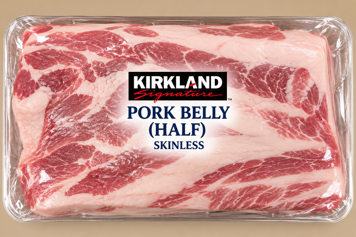 KIRKLAND SIGNATURE Pork Belly (Half) Skinless