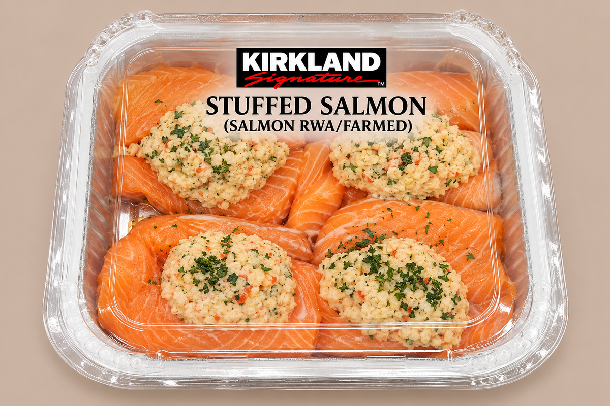 KIRKLAND SIGNATURE Stuffed Salmon  (Salmon RWA/Farmed)