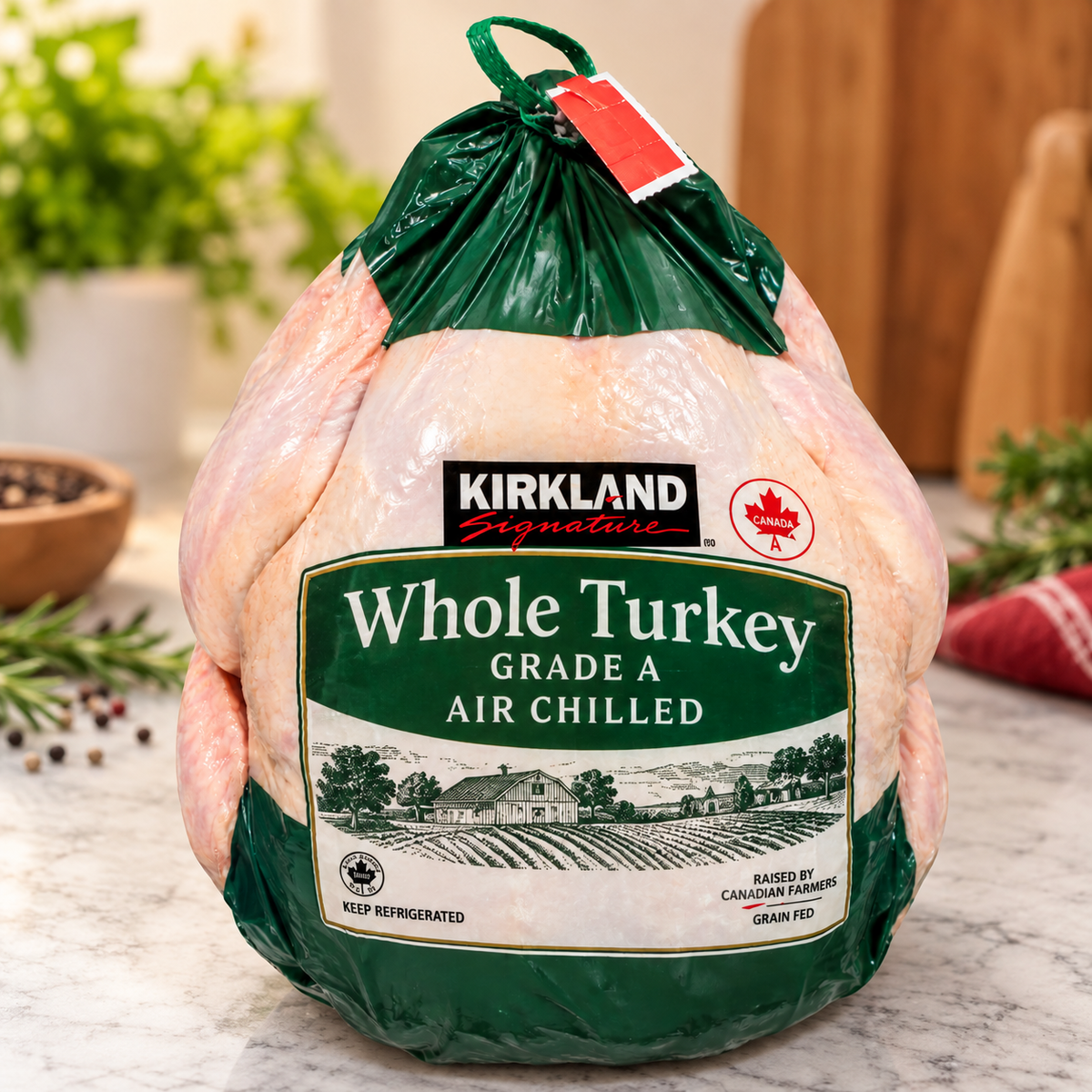 KIRKLAND SIGNATURE Whole Turkey Grade A Air Chilled: 6 to 8 Kg