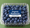 Organic Blueberries, Product of Peru 510 g/ 18oz