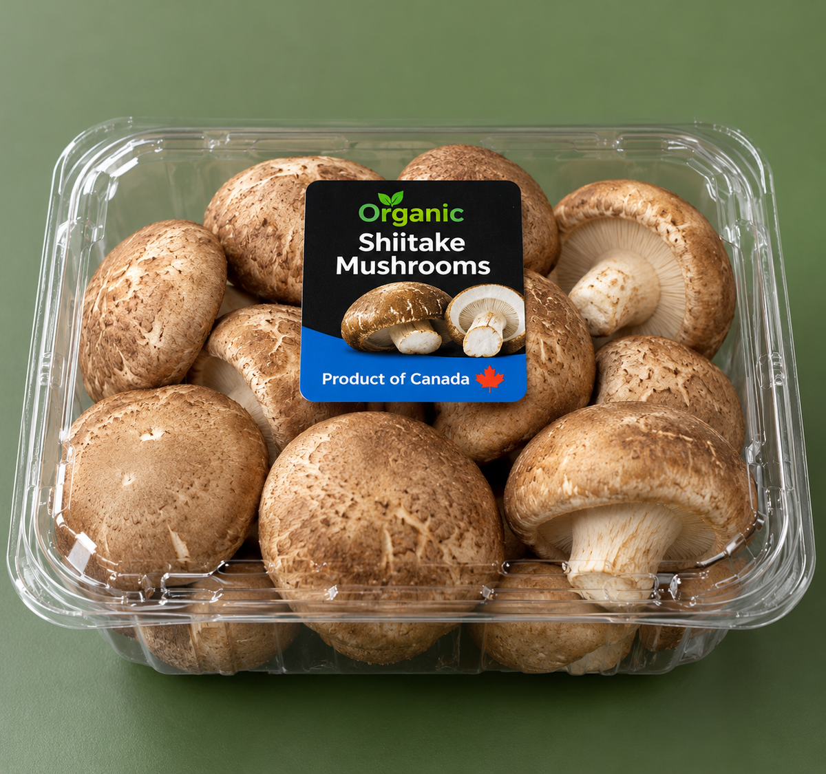 Organic Shiitake Mushrooms, Product of Canada 454 g