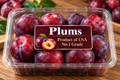 Plums Product of USA , No.1 Grade 1.81 Kg/ 4 lb