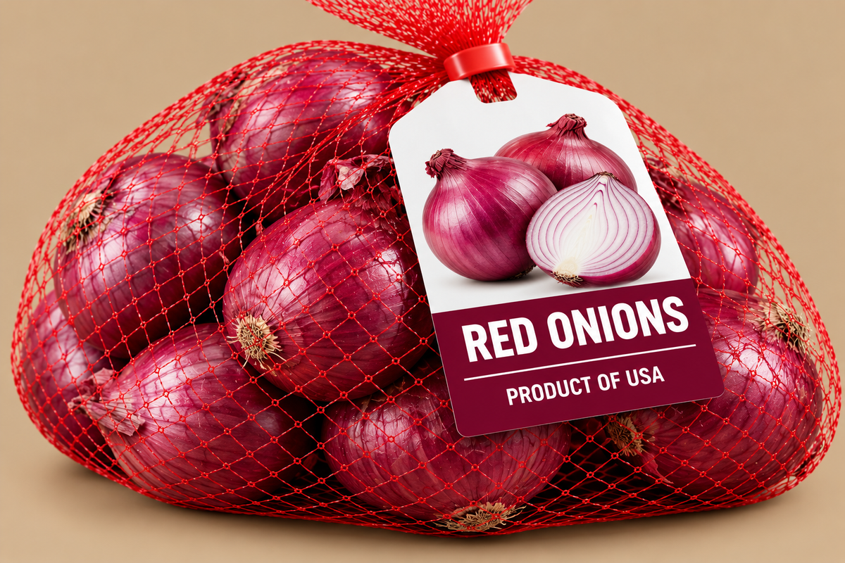 Red Onions, Product of USA, 2.27 Kg/ 5 lb