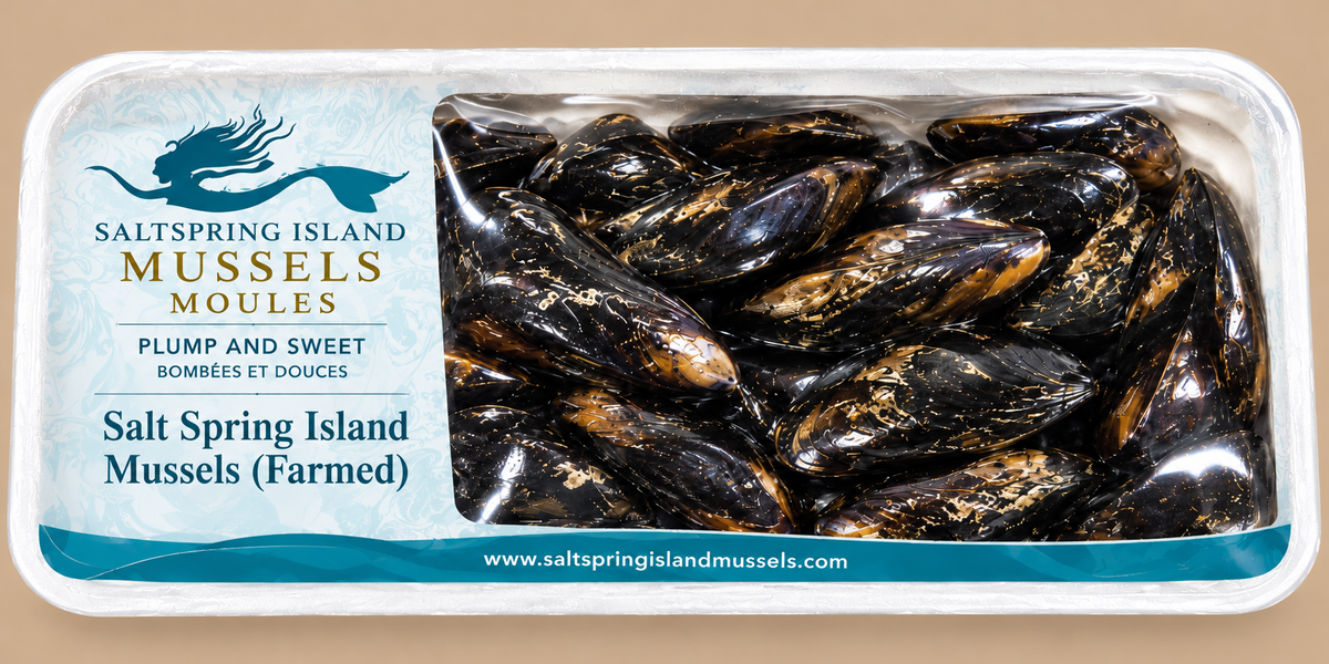 Salt Spring Mussels (Farmed) 4 LB