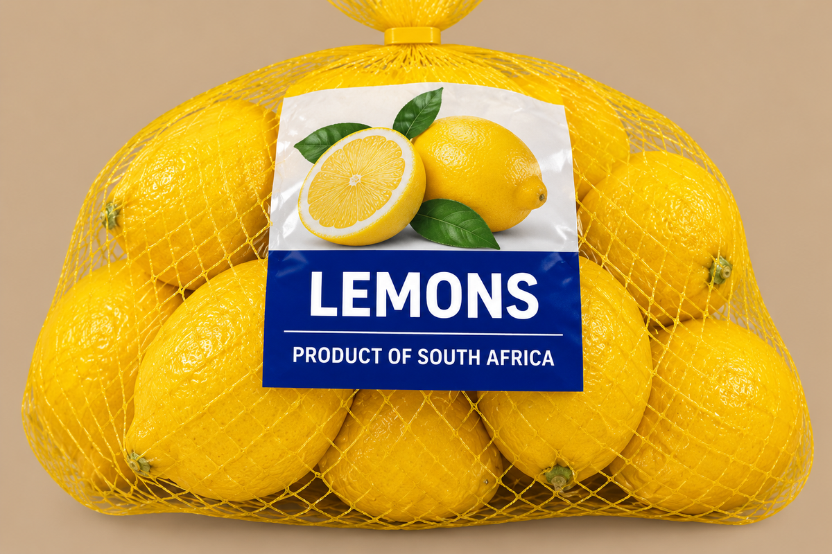 Lemons Product of South Africa 2.27 Kg /5 lb
