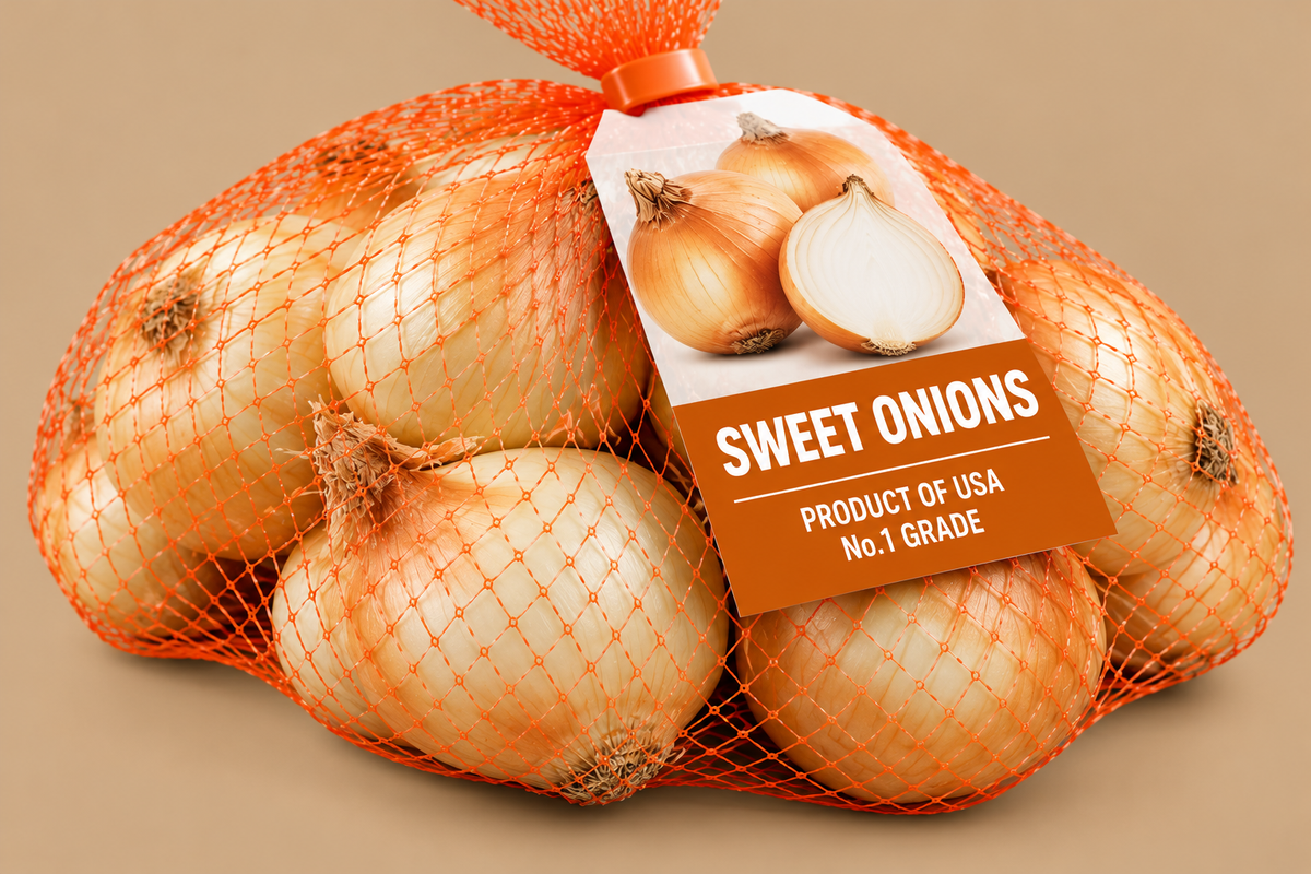 Sweet Onions product of USA No.1 Grade 2.27 Kg /5 lb